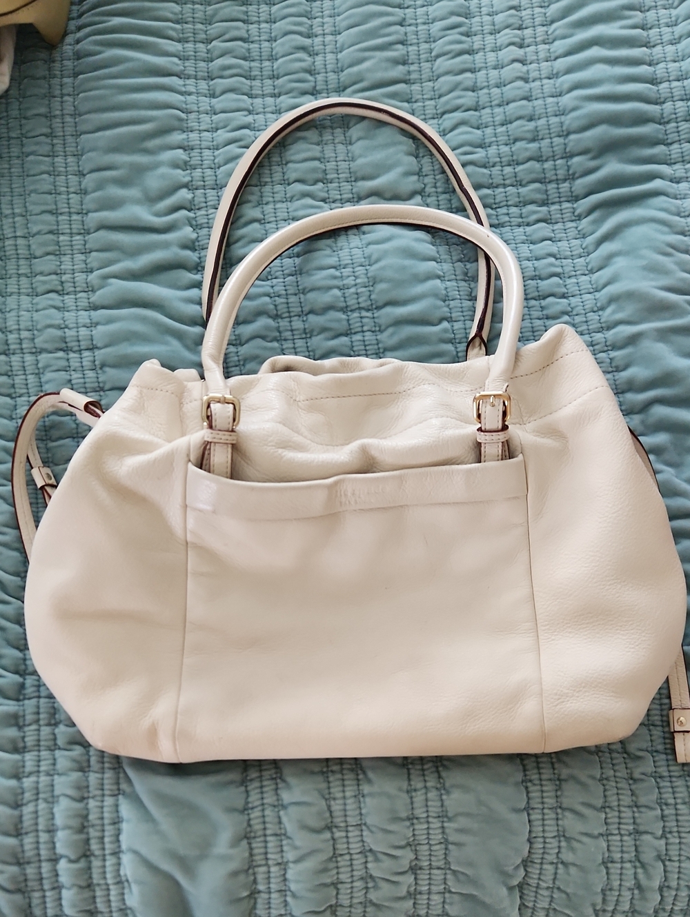Kate Spade White Women's Leather Tote Bag